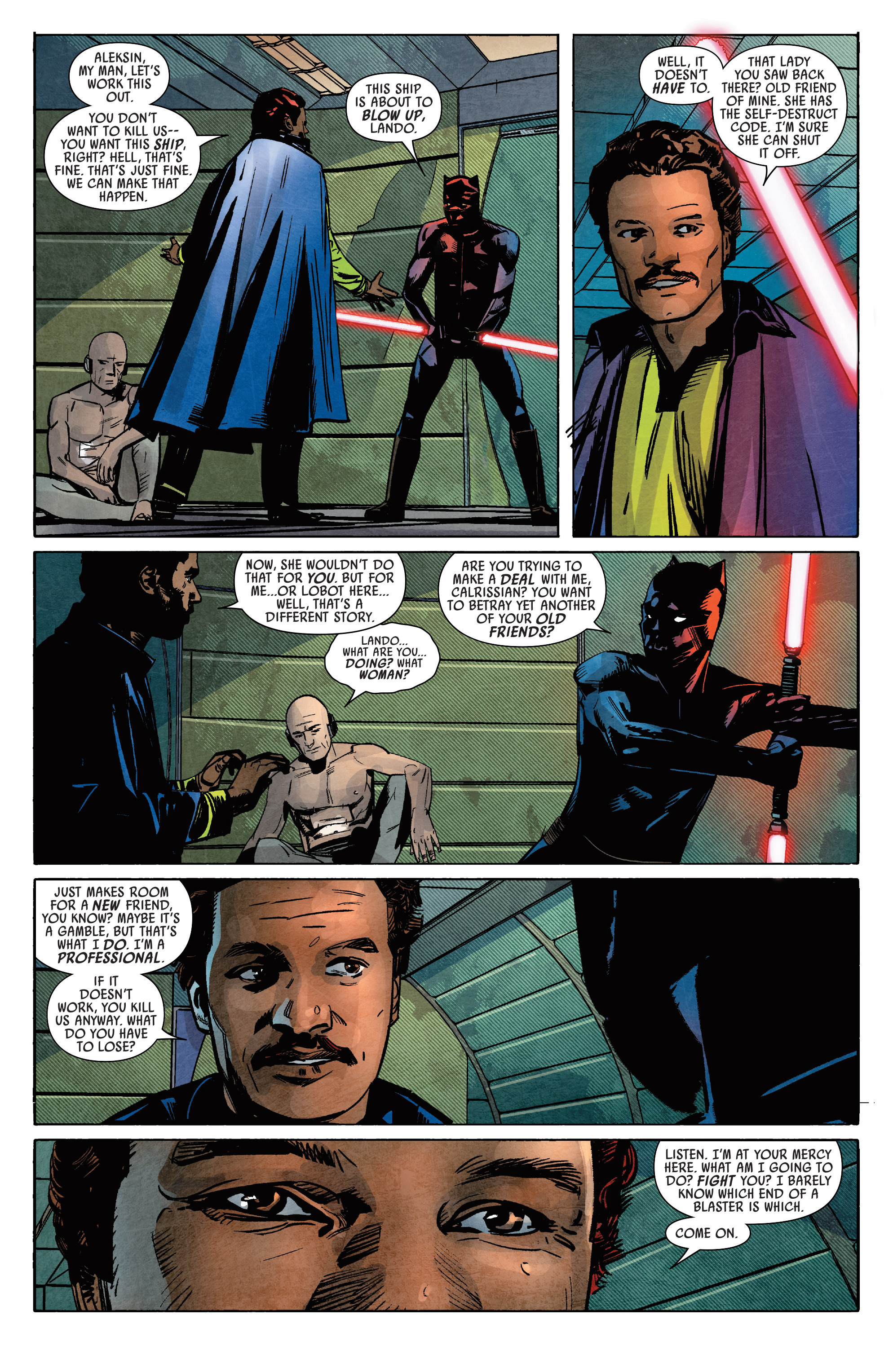 Read online Lando comic -  Issue #5 - 16