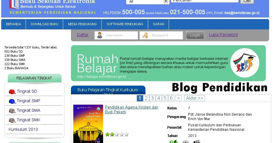 Daftar Isi Blog Tentang Pendidikan  contoh daftar isi 