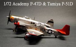 1/72 P-47D & P-51D