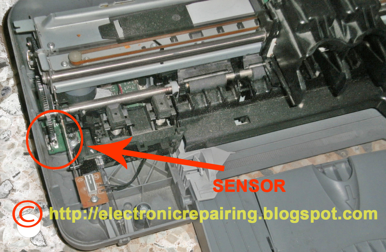 HP Deskjet Paper Jam Problem Electronic Repairing