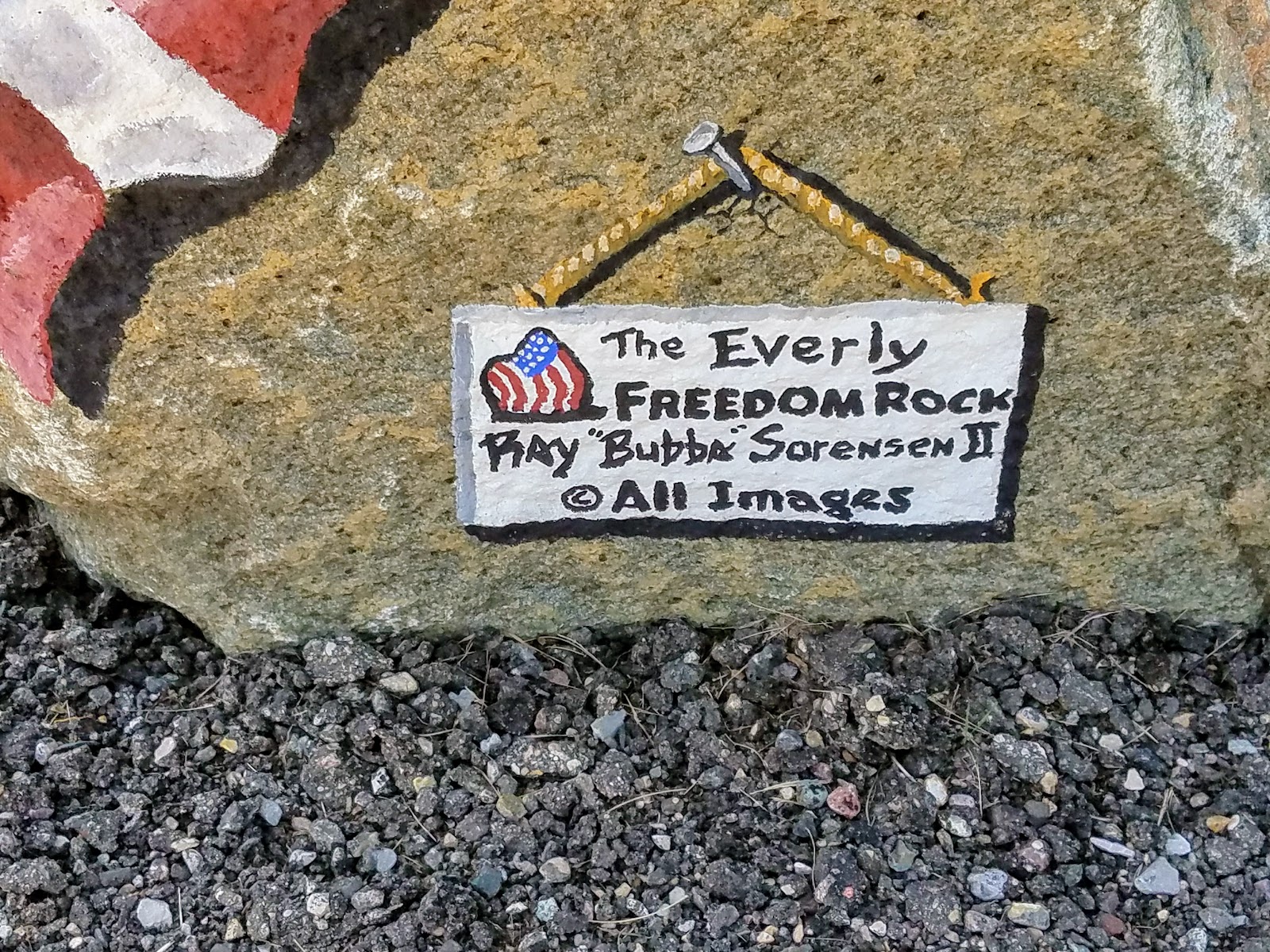 History and Culture by Bicycle Freedom Rock Everly, Iowa, 09/15/2017