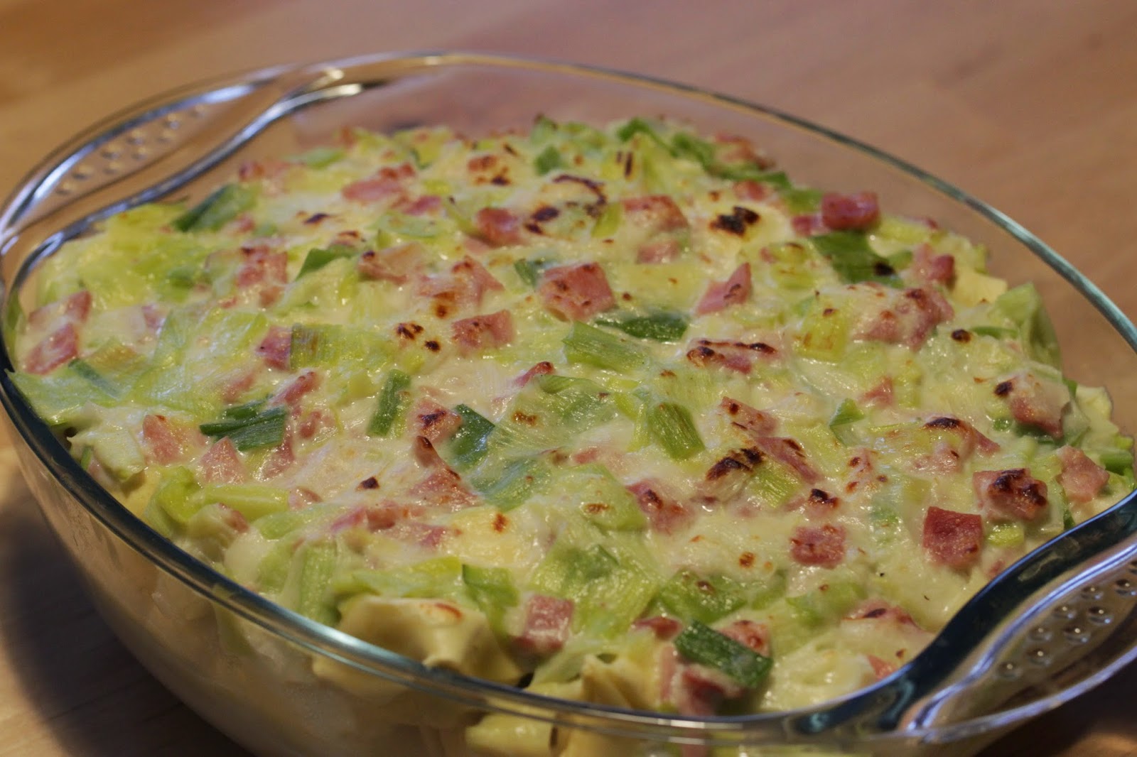 Leckereien aus der (Mini-)Küche: Gratinierte Tortellini mit Lauch und ...