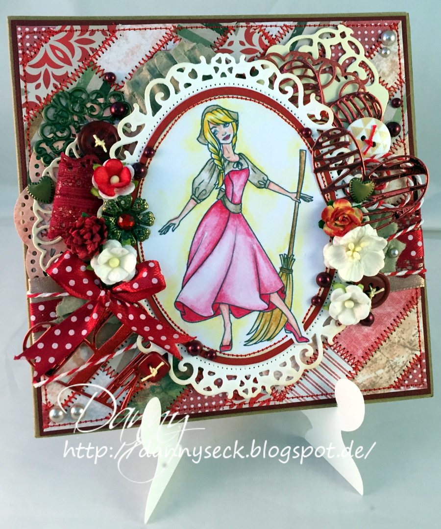 Dannys - Eck: Grußkarte im Aschenputtelstil
