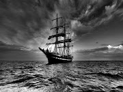 Sailing BoatOcean Black White Wallpaper (sailing boat ocean black and white wallpaper hd)