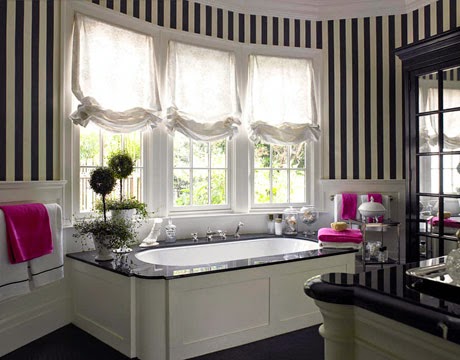 18+ New Top Black And White Striped Bathroom Ideas