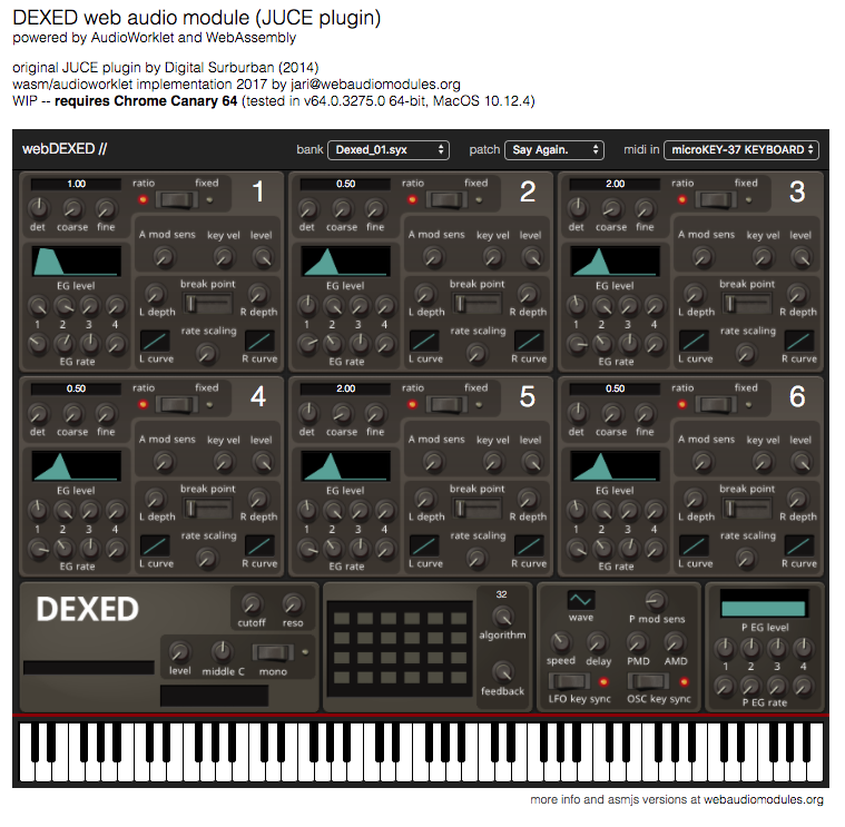 Oli Larkin blog  Audio Modules v02 WASM & AudioWorklet