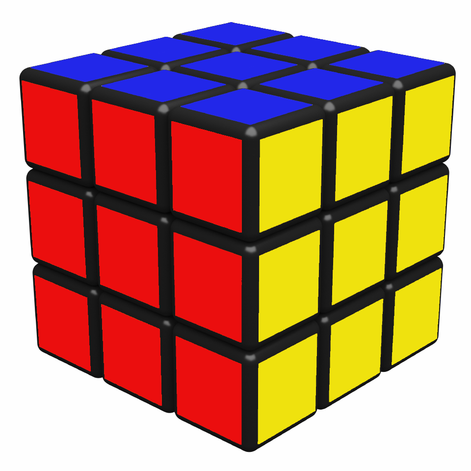 rubik 3x3 kondisi selesai