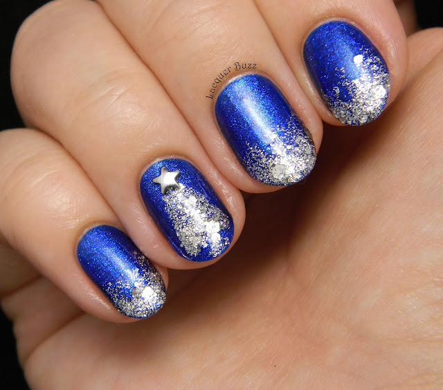 Lacquer Buzz: Monday Blues / Getting Ready for Christmas: Blue and Silver