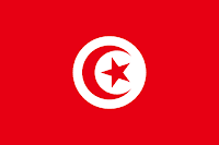 Logo Gambar Bendera Negara Tunisia PNG JPG ukuran 200 px