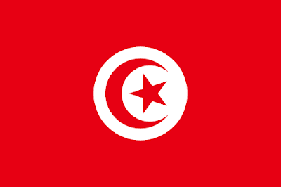 Logo Gambar Bendera Negara Tunisia PNG JPG ukuran 400 px
