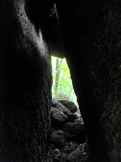 Grotto Cave near Beech Hill Pond in Otis Maine