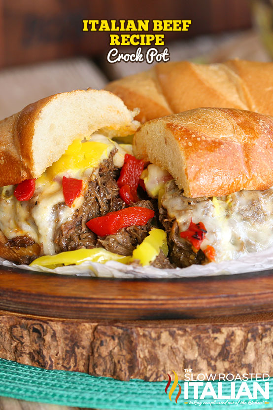 Italian Beef Recipe (Crock Pot) + Video