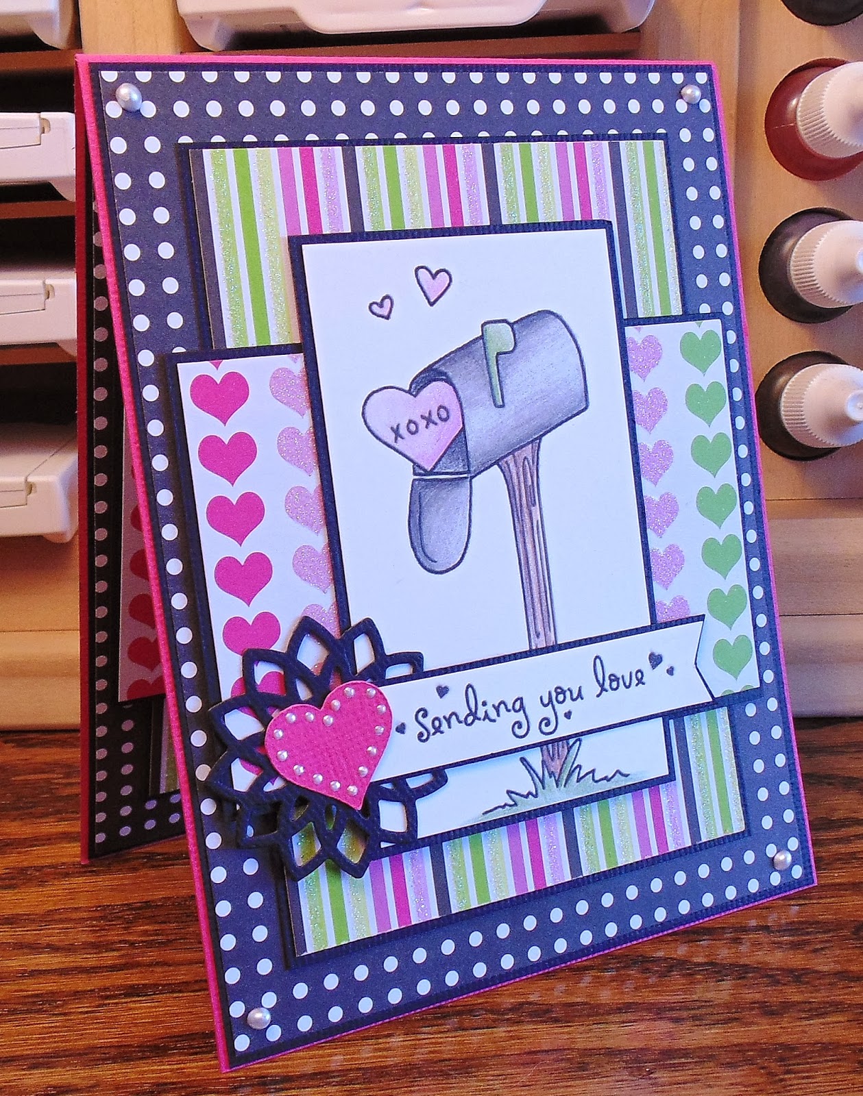 Paper Makeup Stamps: Digi Makeover Challenge #131 - Buttons
