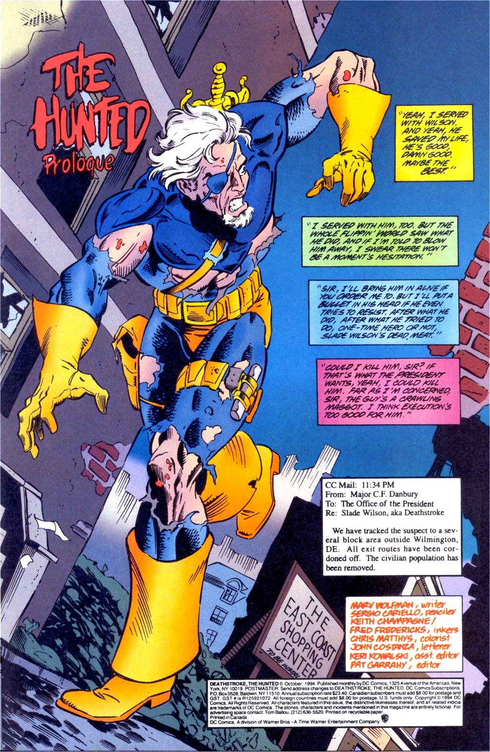 Read online Deathstroke (1991) comic -  Issue #0 - 2