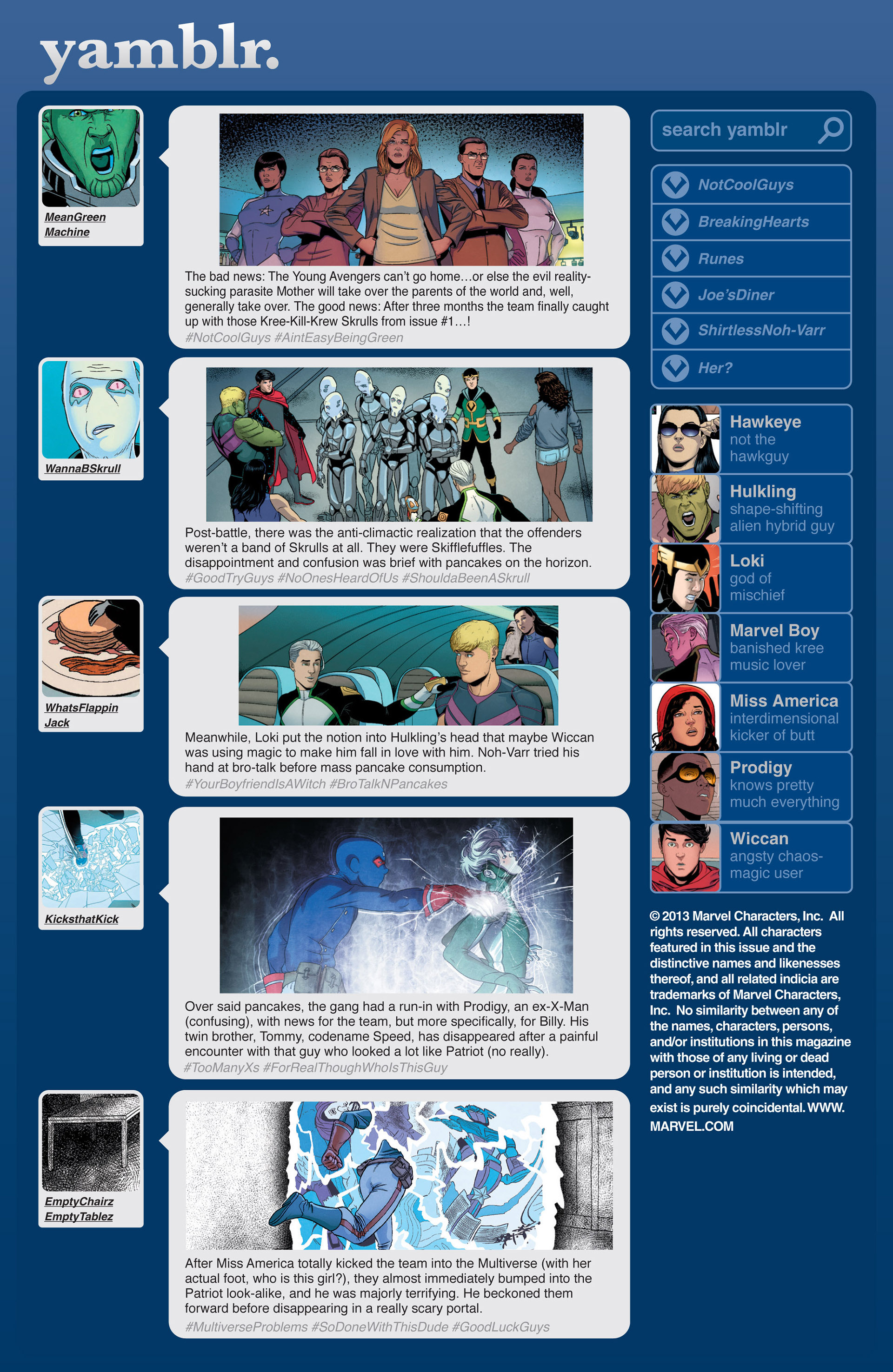 Read online Young Avengers (2013) comic -  Issue #8 - 2