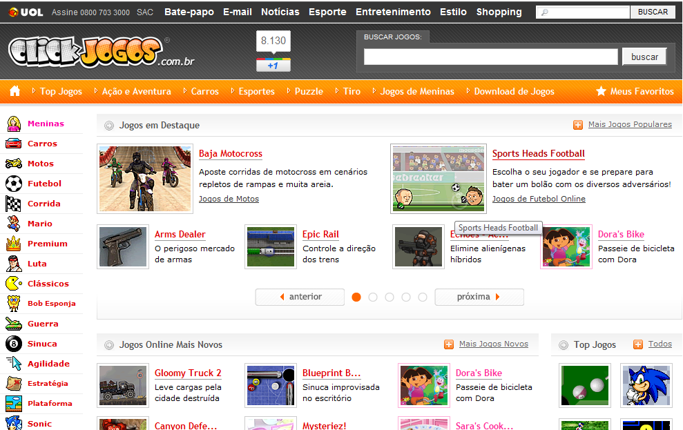 informa site!: click jogos