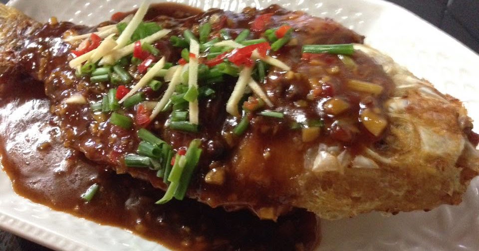 Fried Fish in Black Bean Sauce