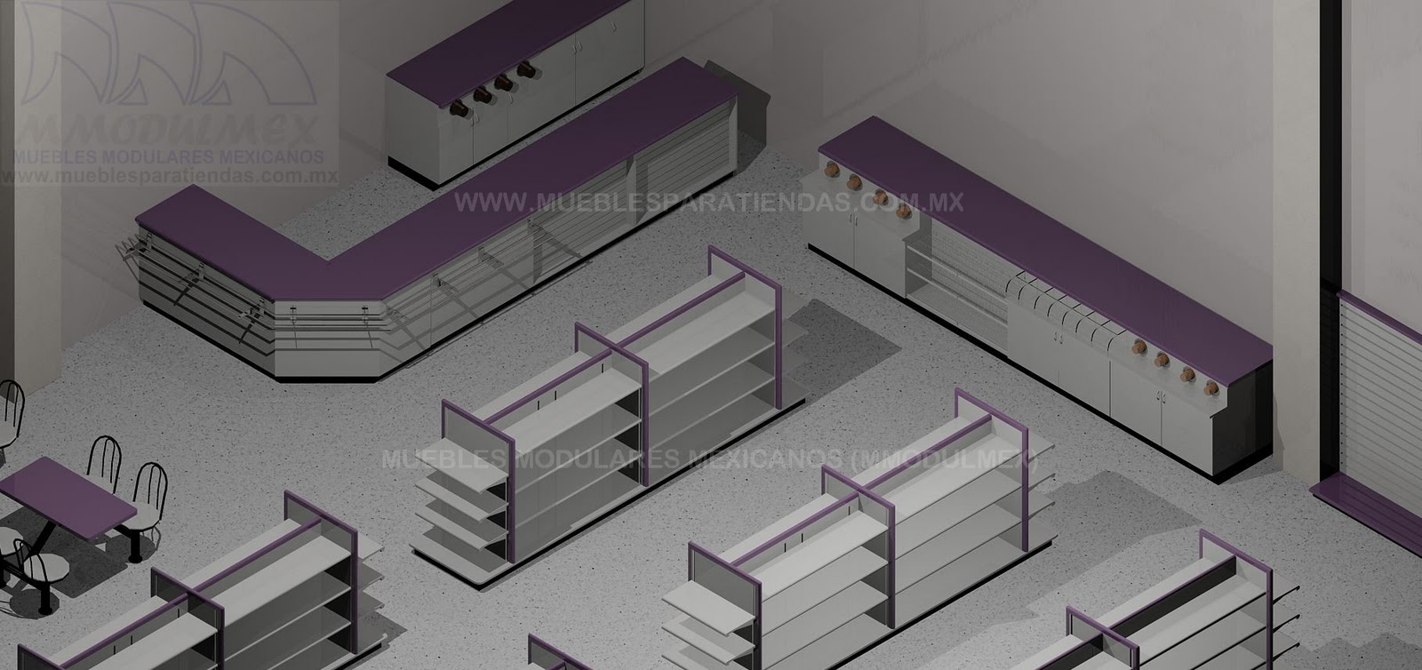 Muebles de tiendas, mobiliario de oficina, Muebles de tienda, Muebles