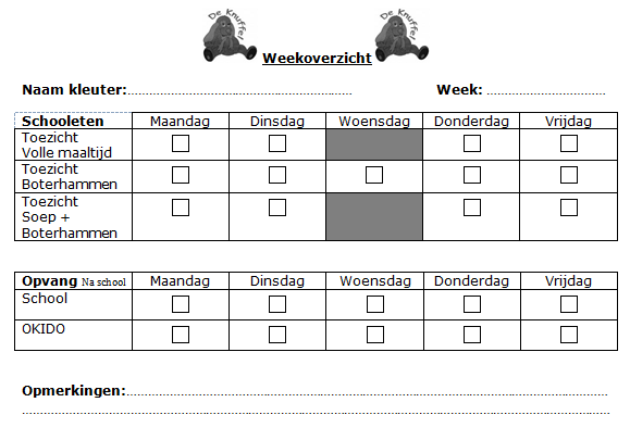 Weekregelingsbriefje