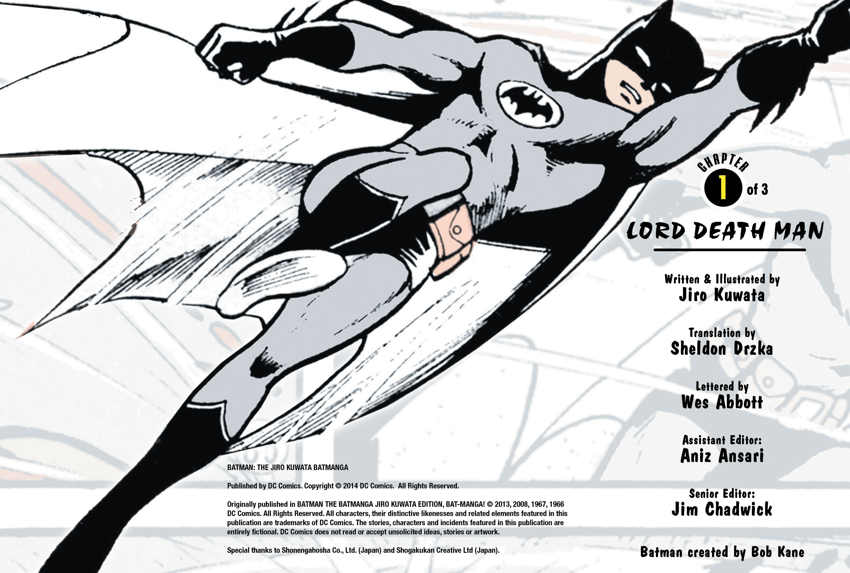 Read online Batman - The Jiro Kuwata Batmanga comic -  Issue #1 - 2