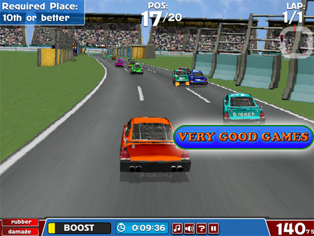 A banner to play racing games on the blog for smart gamers