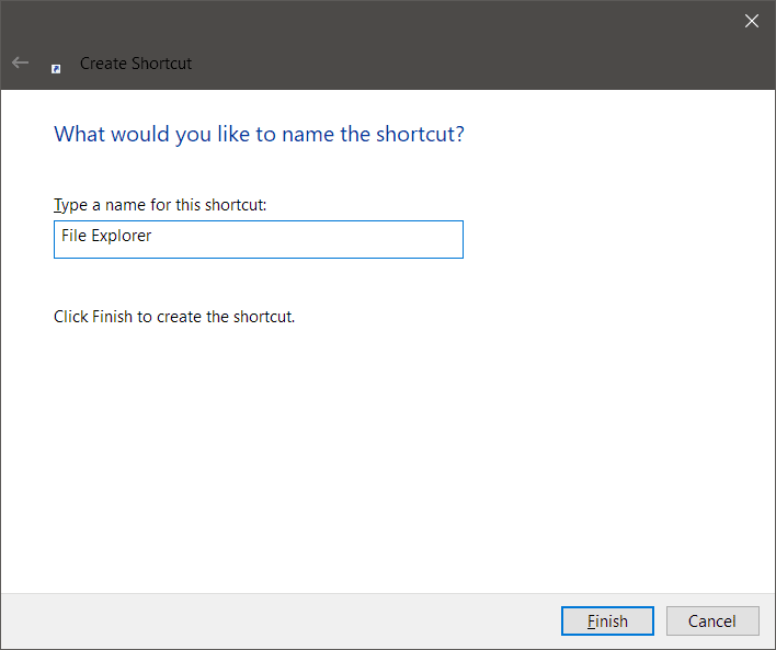 Access Secret File Explorer App in Windows 10