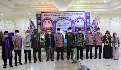 Kronjo juara umum MTQ ke 51 tingkat Kabupaten Tangerang