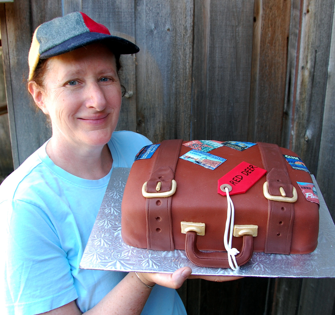 Ronna's Blog Luggage Cake