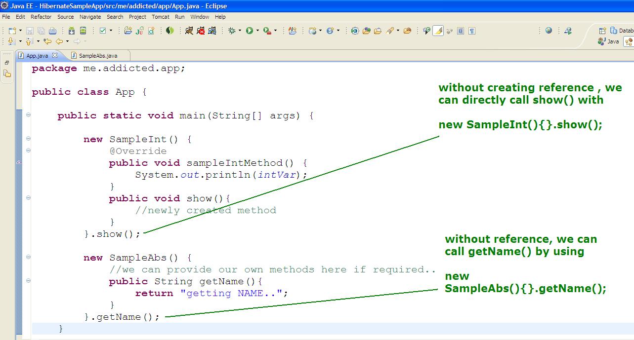 Can we create object to Interface and Abstract class ..? | Addicted to JAVA