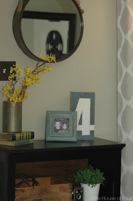 decorating with Readers Digest books on bookcase