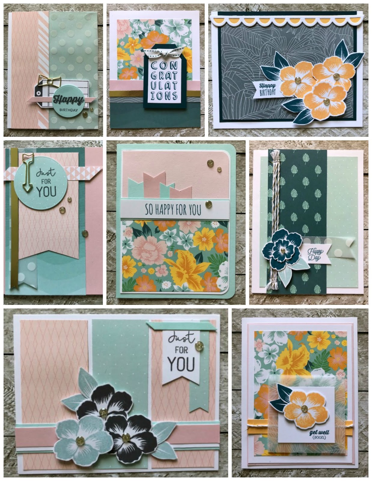 Scrapbooking With Tina Card Kits