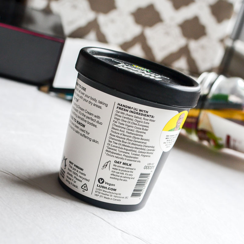 Weekend Ramblings Lush Dream Cream Hand and Body Lotion