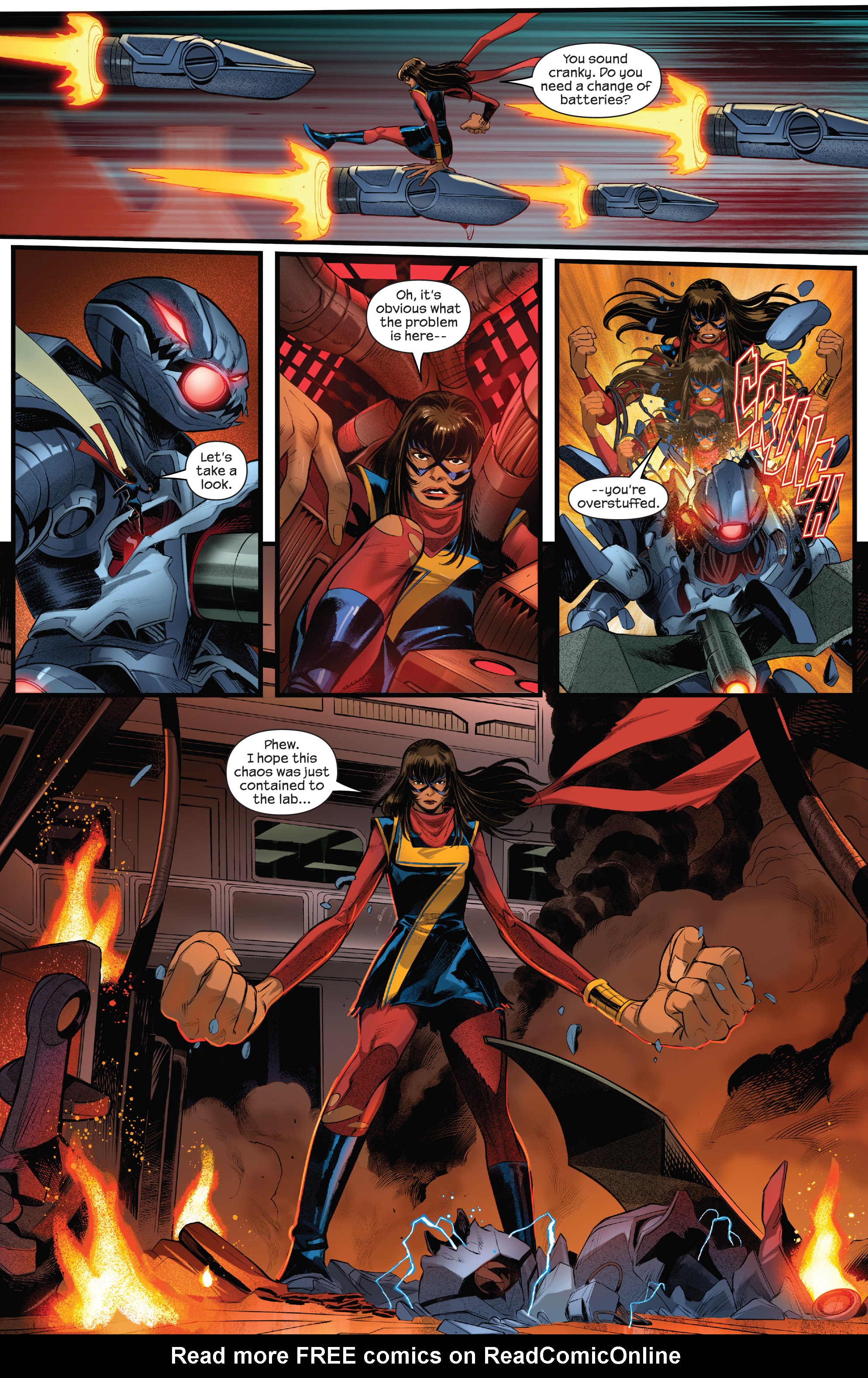 Read online Dark Web: Ms. Marvel comic -  Issue #1 - 17