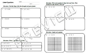 The Math Magazine: Linear Equations Worksheet with Answer Key (CCSS N.Q