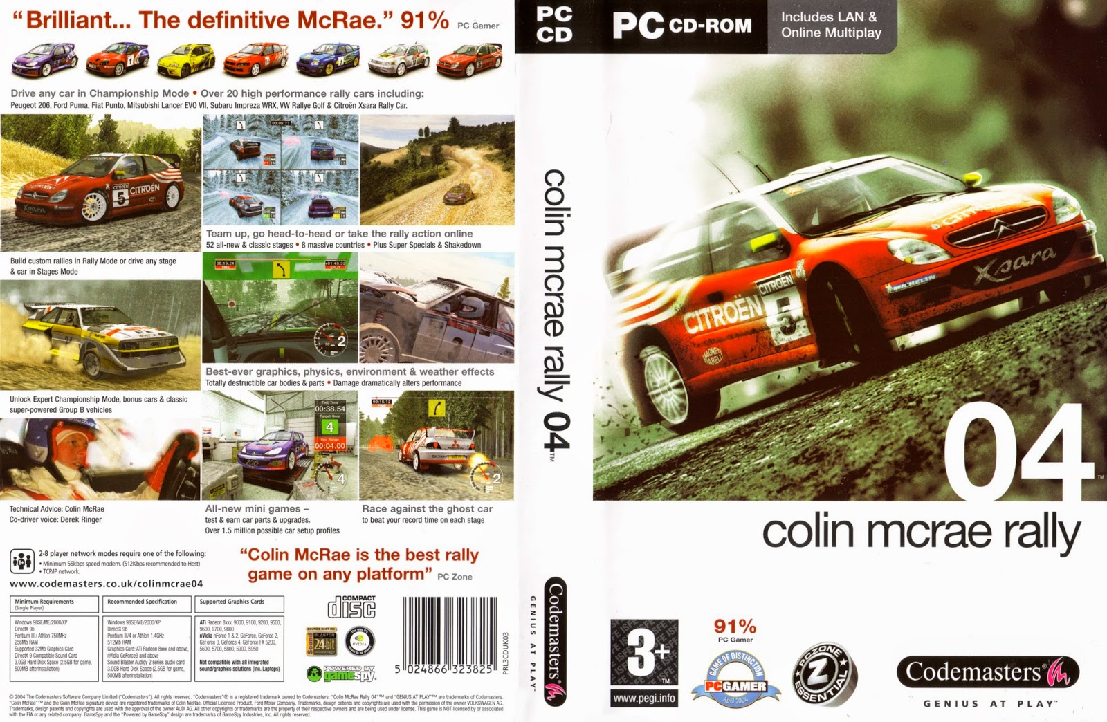 Colin mcrae rally video game Colin mcrae rally video game