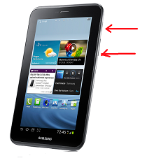 Cara screenshot di Samsung Galaxy Tab 2 7 Dengan Dua Pilihan