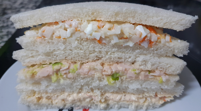 Sandwiches Tipo "rodilla"
