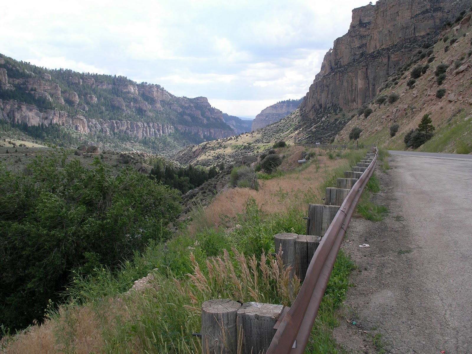 Travel with the Slivas Cloud Peak Skyway Scenic Byway near Buffalo, WY