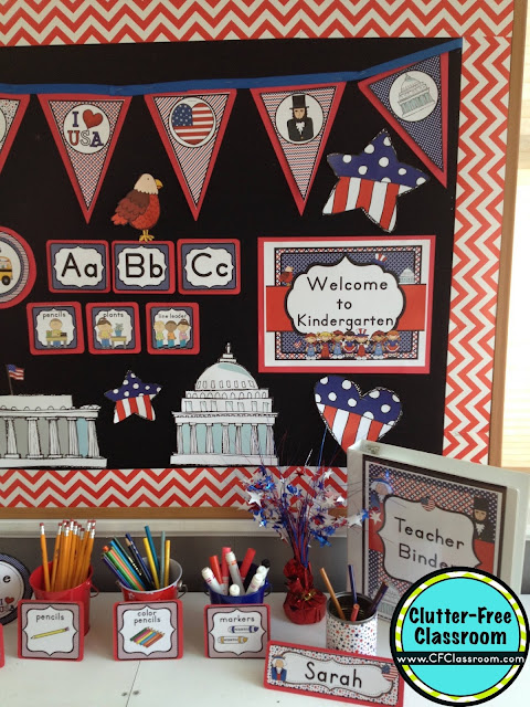 Patriotic Themed Classroom Ideas Printable Classroom