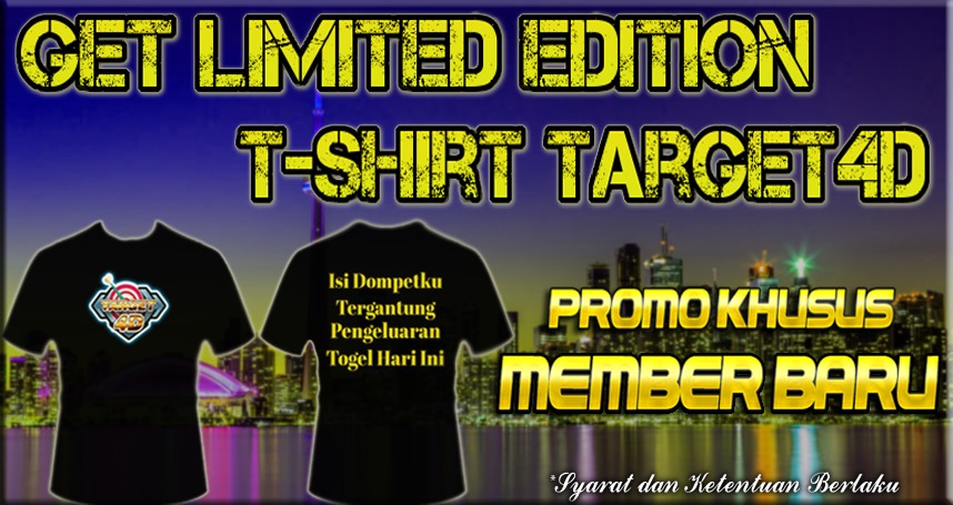 Klaim Promo Hadiah Kaos Limited Edition Target4D