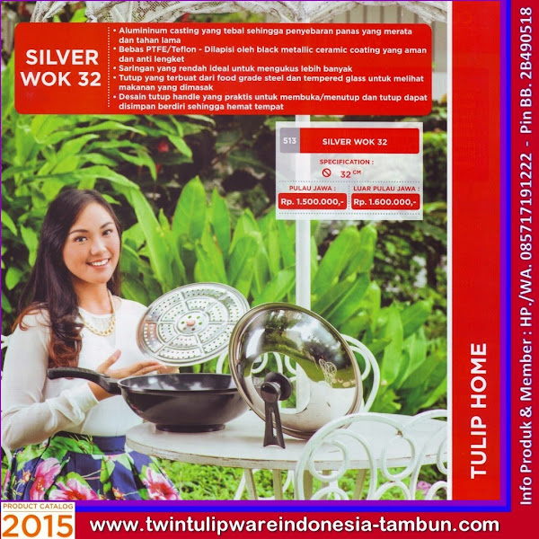 Silver Wok 32, Wajan Penggorengan Tulipware 2015