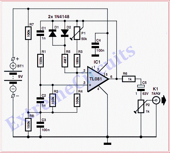 Test Beeper Circuit For Your Stereo | Super Circuit Diagram