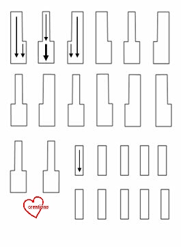 loving creations for you piano keyboard macarons template provided