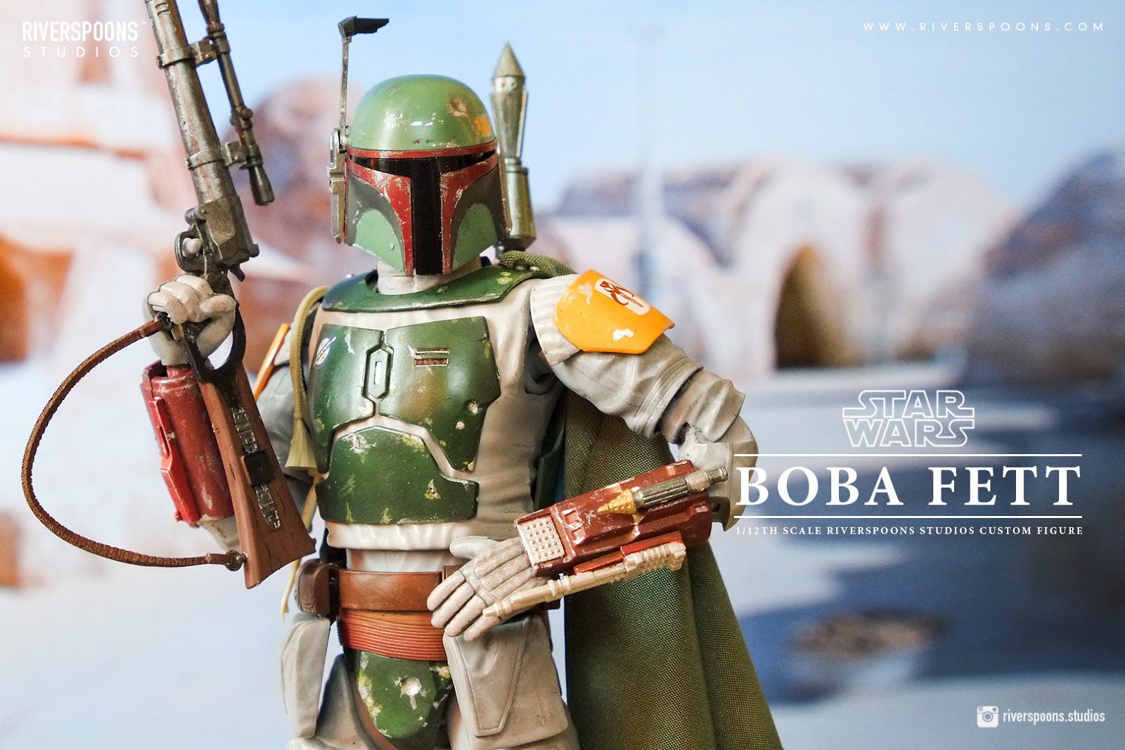 Riverspoons Studios: Riverspoons Studios 1/12th Scale Boba Fett Model Kit