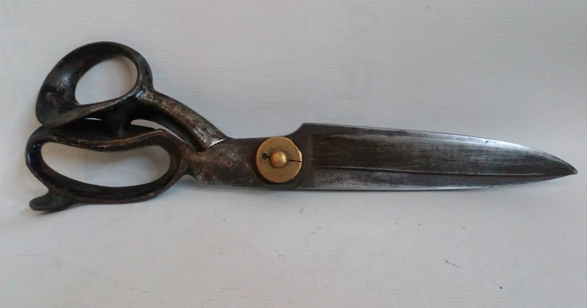 VintageDigger Vintage Tailoring Scissors Rare Large Heavy Made in USA