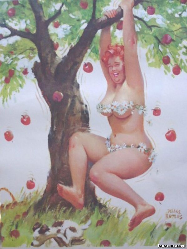 Американский художник Дуэйн Брайерс (Duane Bryers), хильда, hilda, тостушка, пышка, полные женщины, позитив Американский художник Дуэйн Брайерс (Duane Bryers), хильда, hilda, тостушка, пышка, полные женщины, позитив