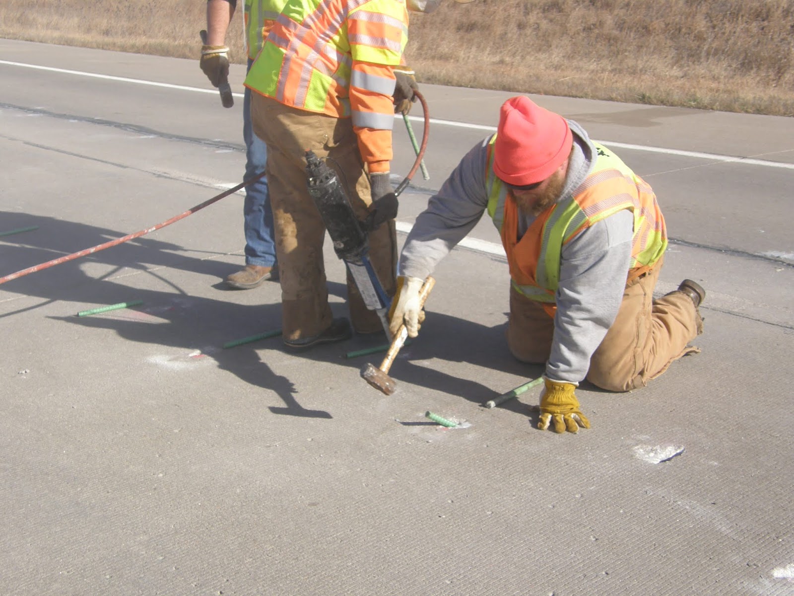 Kansas Transportation Concrete stitching helps preserve the driving