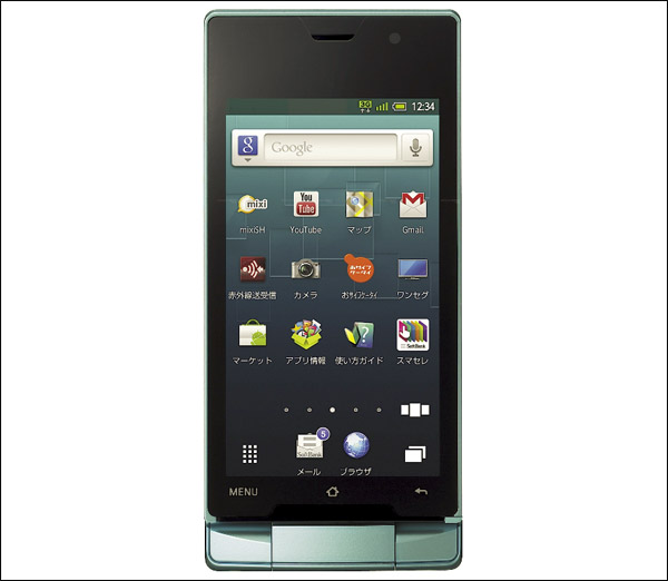 √ Sharp's AQUOS Hybrid 007SH Neues Smartphone im Klapp Format