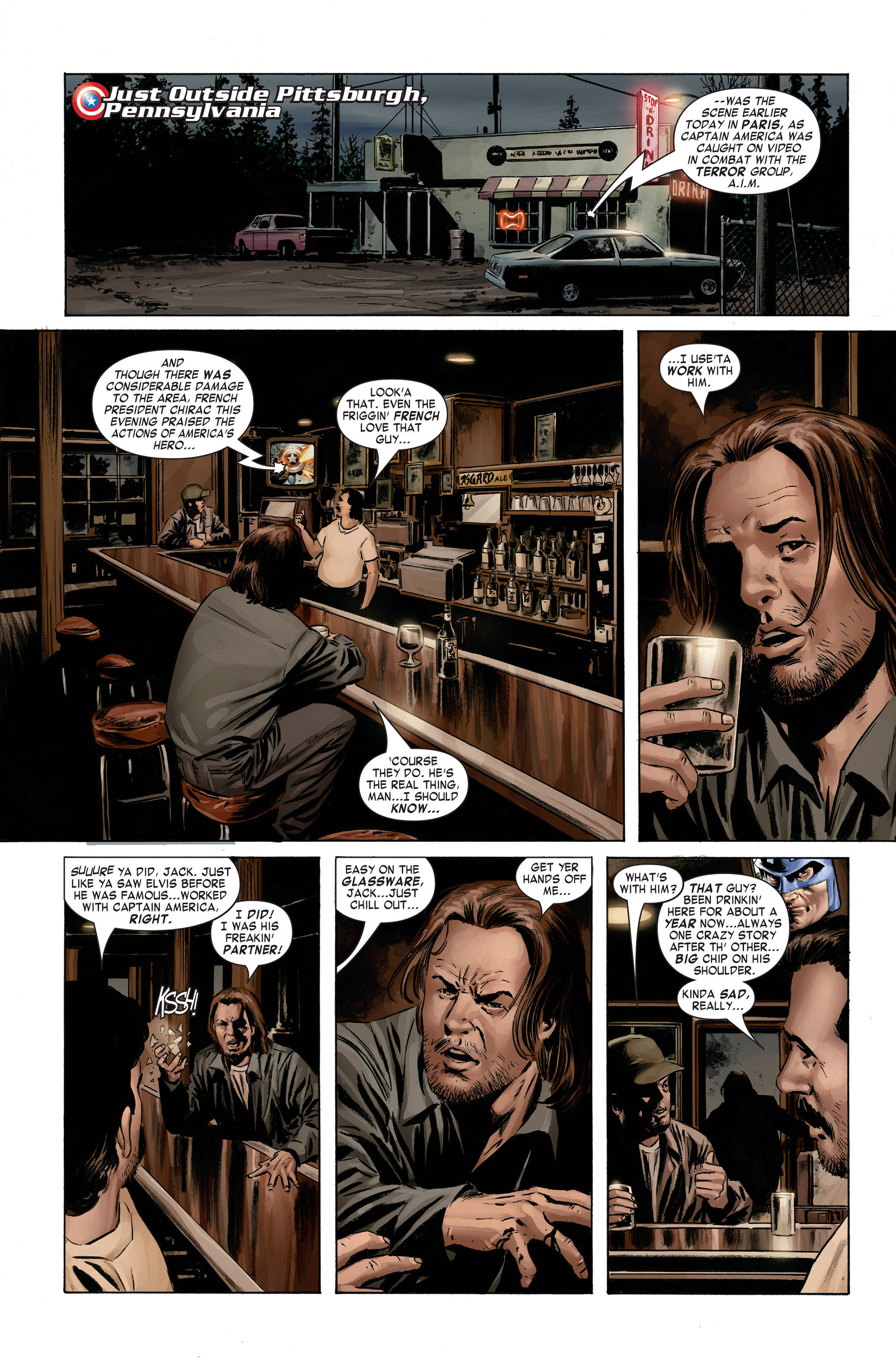 Read online Captain America (2005) comic -  Issue #3 - 22