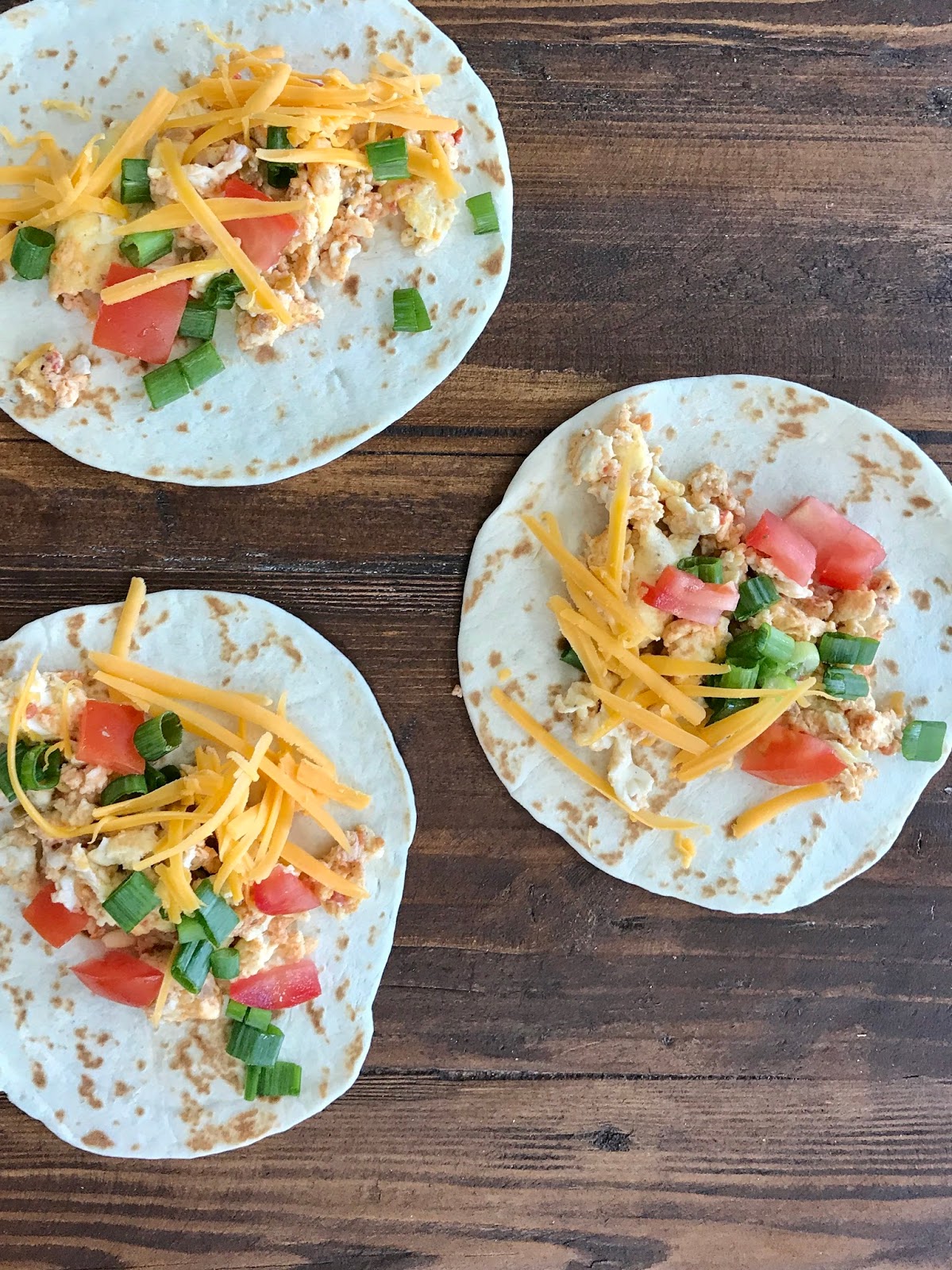 easy scrambled egg tacos